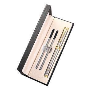 Bút Lăn Kim Loại Chất Lượng Cao Đặt Đầu Lăn Bút Ký Chữ Ký Boss Màu Đen Và Vàng Với Nạp Thêm Mực - Product Image 2