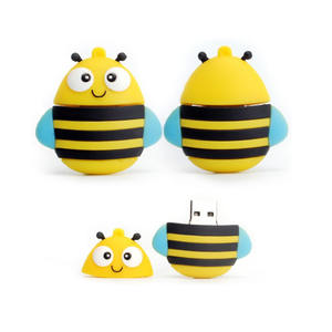 Mini Animal de dibujos animados disco Usb regalo Memorias abeja Fox pingüino buho Pendrive 32GB 8GB 4GB 16GB GB Usb Flash Drive - Product Image 6