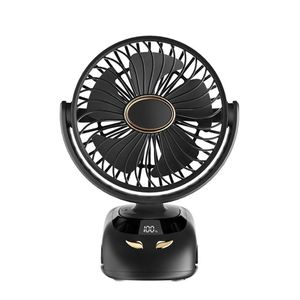 Nuevo Precio Ventilador de Escritorio Recargable Portátil Pequeño con Luz LED de 5 Velocidades Inalámbrico de Bajo Ruido para Camping - Product Image 6