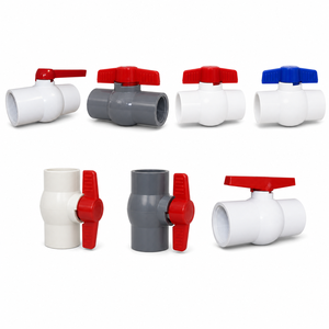 Vanne à boisseau sphérique en PVC pour l'alimentation en eau/vanne de piscine, norme DIN, fabriquée en usine - Product Image 1
