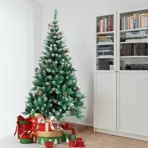 Hot Selling Pine 6FT 7FT 7.5 FT Artificial Holiday Pre-lit Christmas Tree Artificial Christmas Tree