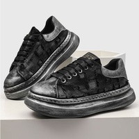 Baskets décontractées unisexes de luxe pour femmes, en daim, à semelle épaisse, style skate, plates, pour le sport, la course, la marche et le tennis