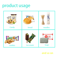 Máquina de Envasado Horizontal Automática para Jabón, Pan, Pastel, Galletas, Barra de Chocolate, Turrón