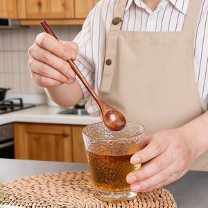 Wooden Spoon Fork <b>Knife</b> Set Japanese Style Eco Friendly Dessert Utensils Solid Color Hand Wash Only - Product Image 3