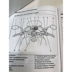 Manuale del proprietario Honda Cbr 1000 Rr 2008 2011 IT Gb Fr Operazioni e manutenzione - Product Image 5