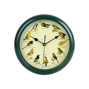 Amz Hot Selling <strong>Cuckoo</strong> 10/13-inch Round Wall Clock with Chime and Bird <strong>Call</strong>, Christmas Music Wall Clock for Gift - Product Image 1
