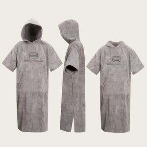 Adult Hooded Poncho Beach Towel Cotton Surf Poncho <strong>Robe</strong> <strong>for</strong> Beach Sports and Changing <strong>for</strong> <strong>Swimmers</strong> and Surfers - Product Image 1