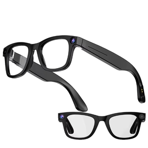 Occhiali Smart AI con Trasmissione WIFI, Cancellazione del Rumore ENC, Traduzione AI, Audio Sportivo, <span class=keywords><strong>Chat</strong></span> GPT, 32GB RAM, Acquisizione Video 1080P - Product Image 1