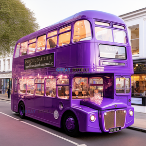 Usine petit bus électrique à deux étages camion de nourriture de crème glacée rapide italien extérieur café kiosque mobile conception fourgonnette de nourriture - Product Image 5