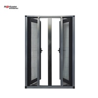 Fenêtres en verre commerciales d'occasion Superhouse, conformes à la norme NFRC AS2047, fenêtres à battants en aluminium à double vitrage trempé