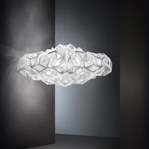 Creative Geometric Cloud Pendant Light Oval Shape Led Chandelier Single Head White Gold Champagne Black Purple Color Options - Product Image 1