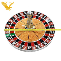 YH 32INCH Standard Grade Superior Deluxe Profession elle Qualität Gelb Roulette Holz Rad Rad Tisch