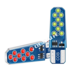 หลอดไฟ LED W5w T10 194 <span class=keywords><strong>168</strong></span>สีขาวทำจากซิลิกอนแผ่นป้ายทะเบียนรถ COB 18smd ไฟ LED T10 - Product Image 3