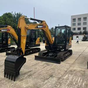 Mini-excavatrice SANY SY60C d'occasion de haute qualité, 6 tonnes, très demandée, avec peu d'heures de fonctionnement et des performances élevées, machine économique - Product Image 3