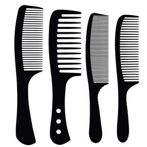 Set Professionale di Pettini per Taglio Capelli con Denti Densi in Plastica, Stile Barbiere, Portatile e Versatile per Casa e Salone - Product Image 4