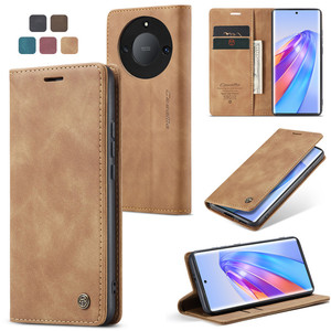 CaseMe 013 แม่เหล็กขาตั้งอัตโนมัติหรูหรากระเป๋าสตางค์หนังพลิกสําหรับ Huawei Honor X9A/Magic 5 Lite - Product Image 1