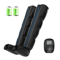 Bottes de massage à compression d'air sans fil avec batterie 2000 mAh, système de thérapie par compression pour la récupération musculaire des jambes et la relaxation musculaire