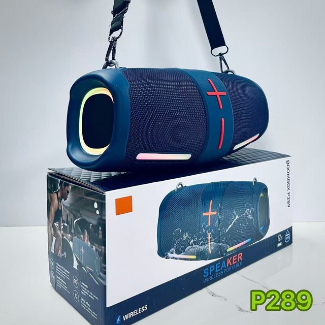 P289 BT Portable Shoulder Strap Outdoor Waterproof Subwoofer Dual Diaphragm 30W High Power Bass Speaker