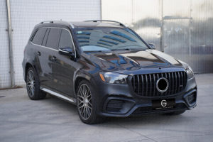 Kits carrosserie <span class=keywords><strong>GLS</strong></span> X167 pour <span class=keywords><strong>Mercedes</strong></span>-Benz <span class=keywords><strong>GLS</strong></span> X167 2020-2024, mise à niveau vers le modèle GLS53 AMG, pare-chocs avant, calandre, diffuseur, kit carrosserie - Product Image 3
