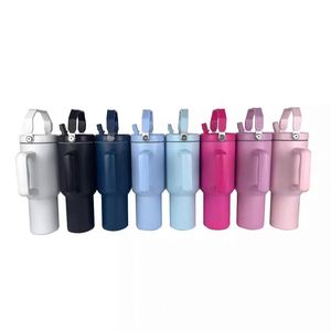 2024 New <b>40oz</b> Ice Cold Cup Insulated Stainless Steel Car <b>Tumblers</b> Travel Mug Adventure 3.0 Version <b>with</b> <b>Handle</b> Straw Custom Logo - Product Image 1