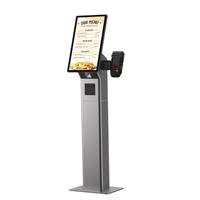 Kiosque de paiement en libre-service WUXIN 21,5'' Android Windows SDK Écran tactile 10 points Reconnaissance faciale Restaurant Supermarché