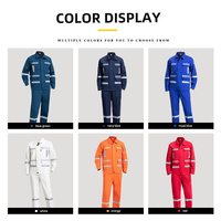 Vêtements de travail réfléchissants ignifuges antistatiques personnalisés en usine costumes veste et pantalon de vêtements de travail Fr