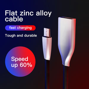 สายชาร์จเร็ว TPU โลหะผสมสังกะสี2เมตรสายชาร์จเร็ว2.4A สำหรับ iPhone และเครื่องพิมพ์ - Product Image 4