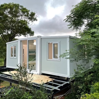 Maison préfabriquée moderne en conteneur pour l'Australie, structure en acier extensible de 20 pieds et 40 pieds, unité d'habitation annexe (ADU), design approuvé par le conseil municipal