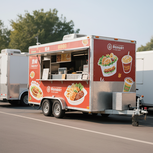 2025 Street Mobile Fast Outdoor Food Truck Restaurantes Carrito de helados en EE. UU. - Product Image 1