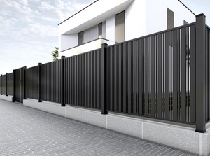 Panneaux <span class=keywords><strong>de</strong></span> clôture <span class=keywords><strong>de</strong></span> piscine en aluminium noir certifiés sécurité, installation facile, système <span class=keywords><strong>de</strong></span> clôture <span class=keywords><strong>de</strong></span> protection avec revêtement en poudre - Product Image 2