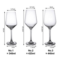 Verres à vin rouge classiques en cristal à longue tige pour la vente en gros – Idéaux pour mariages, banquets, restaurants, fêtes et hôtels