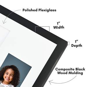 Cadre <span class=keywords><strong>photo</strong></span> magnétique en bois personnalisé pour enfants, affichage modifiable pour dessins et images d'enfants, ouverture frontale - Product Image 6