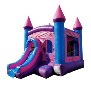 Les châteaux gonflables sautants roses bon marché la combinaison <span class=keywords><strong>de</strong></span> plein air <span class=keywords><strong>de</strong></span> glissière <span class=keywords><strong>de</strong></span> maison <span class=keywords><strong>de</strong></span> rebond pour les enfants - Product Image 6