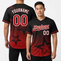Maillots de baseball personnalisés colorés avec impression par sublimation, 100% polyester, sportifs, respirants, séchage rapide, durables, vente en gros