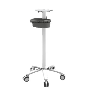 医療機器スタンド高さ調整可能モニターカート注入スタンド病院トロリーECGカート - Product Image 1