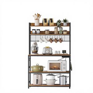 ผู้ผลิต OEM/ODM ตู้ครัวแบบตั้งพื้น ชั้นวางของในครัว ชั้นวางของสำหรับอบขนม ชั้นวางไมโครเวฟ ชั้นวางเครื่องชงกาแฟ - Product Image 1