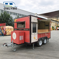 Camion de restauration mobile personnalisable Onlywe avec équipement complet pour barbecue, bonbons et burgers, idéal pour les glaces et le café