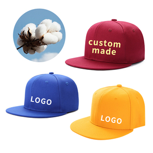 Casquettes Snapback personnalisées à bord plat de l'équipe de conception gratuite Chapeaux publicitaires personnalisés Impression de logo Broderie Hommes Femmes Couleur unie - Product Image 1