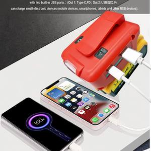 Adaptador para Batería de Litio <span class=keywords><strong>Makita</strong></span> 144V/18V <span class=keywords><strong>ADP05</strong></span> con LED Tipo-C US B - Product Image 4