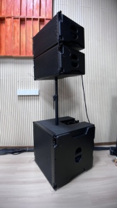 Juego de Altavoces de Línea de Neodimio Activos de 10 Pulgadas 4+2 con Amplificador Incorporado de 135db para Conciertos al Aire Libre, Festivales, Eventos en Vivo, Juego Kd-4+2 Light - Product Image 3