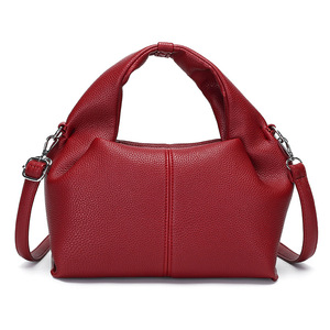 Sac à main en cuir souple pour femmes, style simple, avec bandoulière amovible, polyvalent, à poignée supérieure, sac à bandoulière pour femmes - Product Image 4