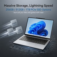 Computadora Portátil Empresarial Ultradelgada de 14.1 Pulgadas Equipada con Procesador Intel Ultra 5 225H de 14 Núcleos, Windows 11 OEM/ODM Personalizada