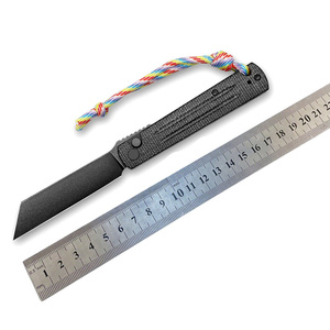 Coltello Pieghevole Tascabile Higonokami EDC con Lama da 3,2" in 10Cr15CoMoV e Manico in Micarta, Grado Industriale, Ordine Minimo OEM, Vendita all'Ingrosso - Product Image 5