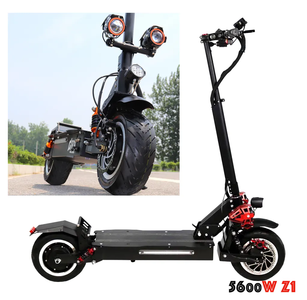 Gtech twin motor electric wheel 11 Inch scooter Off Road scooter electric SUV 3200W Electric Scooters For Adults