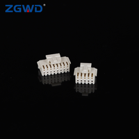 Connecteur mâle double rangée avec bornes, pas de 2,0 mm, pour PCB, avec boîtier d'adaptation à encliquetage PHB beige, certifié 750C pour fil chauffant