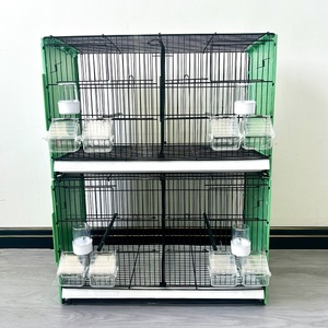 Cage à oiseaux en métal de grande taille, empilable, durable, stable, écologique, sans BPA, de haute qualité, pour canaris - Product Image 5