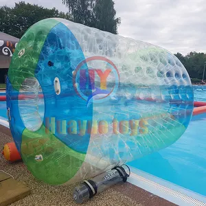 定制充气水辊充气浮标浮动水上乐园用品，用于有趣的水滚球