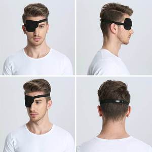 Patchs oculaires ODM pour adultes, ajustables, pour œil gauche ou droit, réutilisables, pour déguisement de pirate - Product Image 4