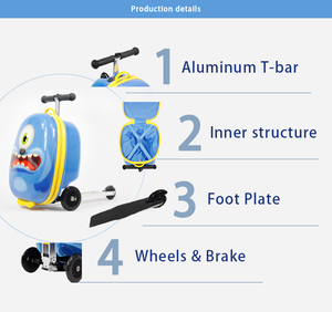 Valigia Trolley 3D Pieghevole per Bambini con Design Personalizzato per Viaggi in Aeroporto - Offerta Speciale - Product Image 5