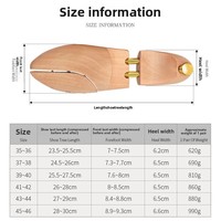 Hormas de madera para zapatos, antiarrugas y que no deforman, con funda para dar forma a los zapatos